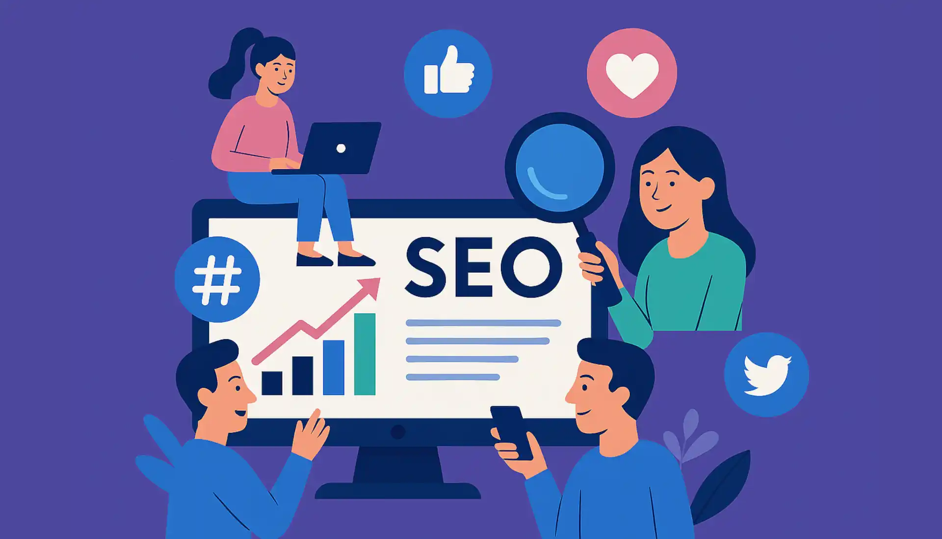Réseaux sociaux et SEO - PG Concept