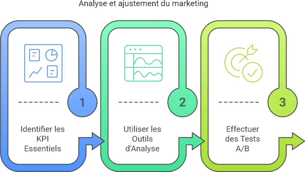 Les meilleures stratégies marketing pour développer votre e-commerce en 2025 9 Analyse et ajustements des actions marketing - PG Concept