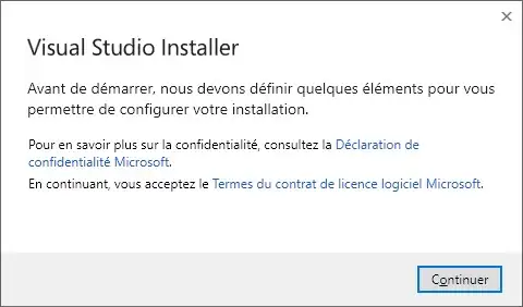 Etape 3 de l'installation de SSMS - PG Concept