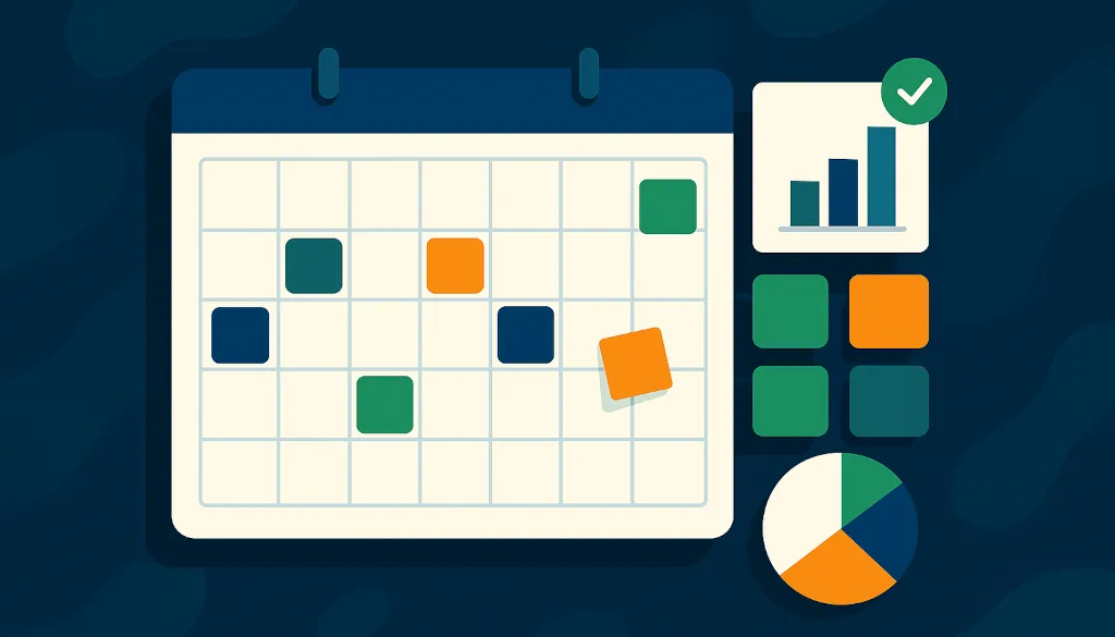 Exemples de plannings éditoriaux - PG Concept