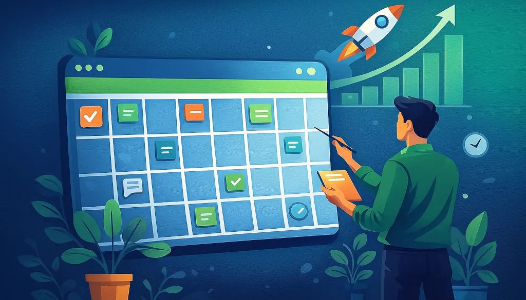 Impact d'un bon calendrier éditorial - PG Concept