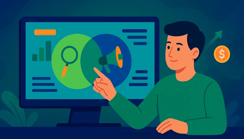SEO vs SEA : différences, usages et stratégies efficaces pour les combiner 4 Combiner SEO et SEA - PG Concept
