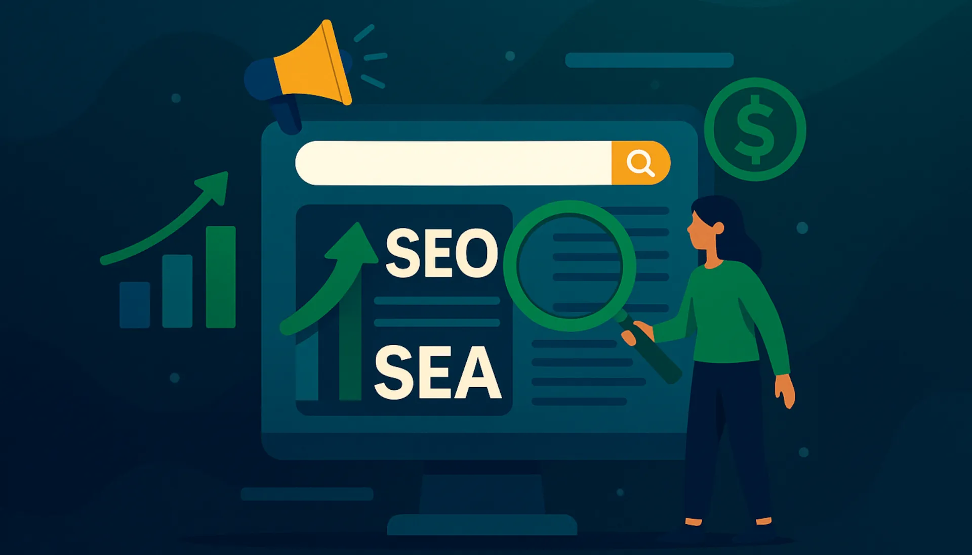 SEO vs SEA - PG Concept