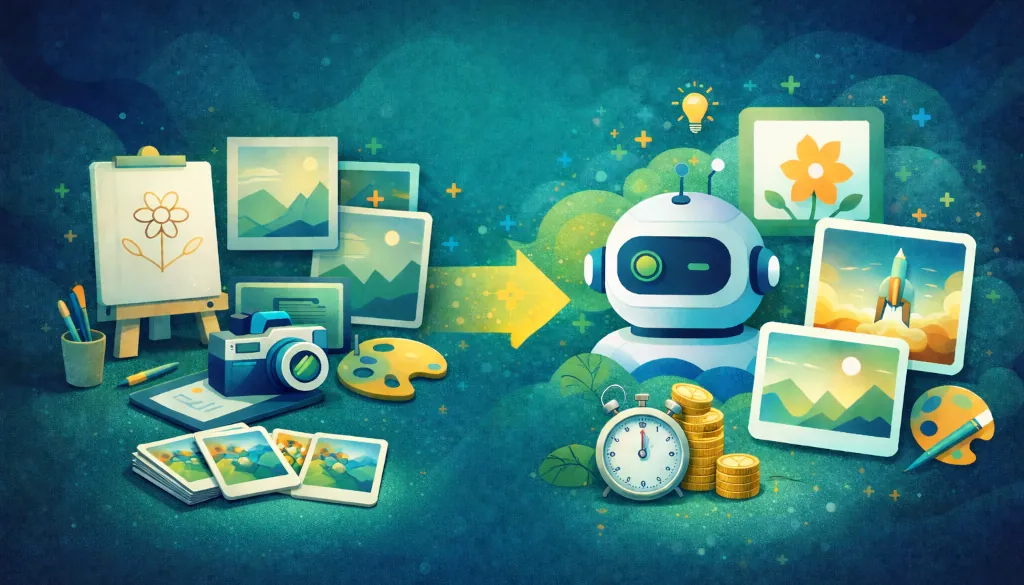 Créer des images avec l’IA : comprendre, choisir et utiliser les bons outils 2 Pourquoi créer des images par IA - PG Concept