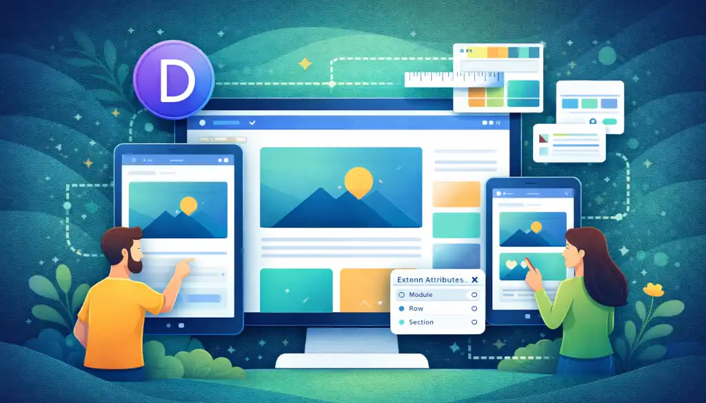 Divi 5 : Des améliorations et nouveautés très attendues ! 4 Responsive design et design system de Divi 5 - PG Concept