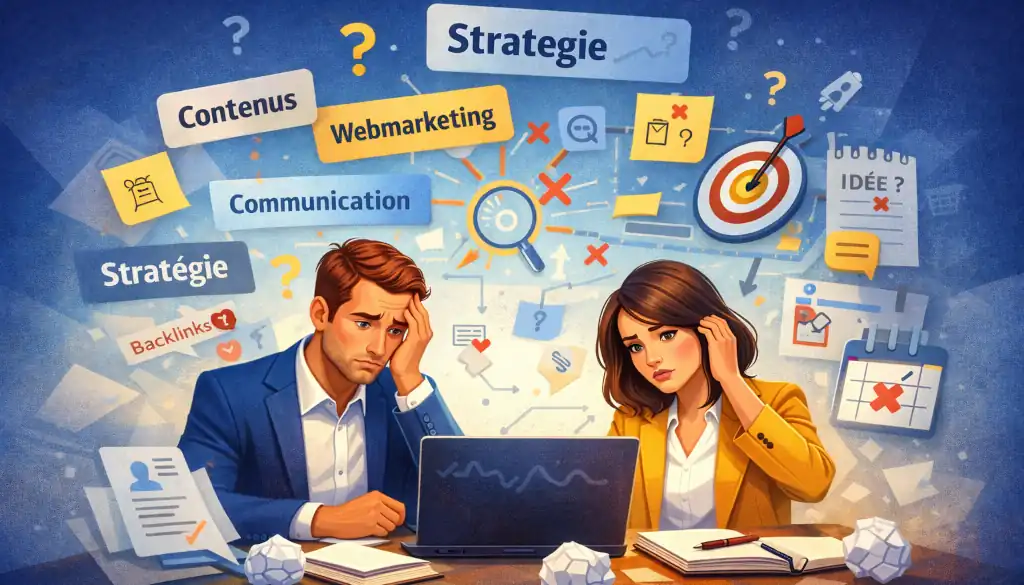 Les erreurs à éviter sur les réseaux sociaux pour promouvoir votre entreprise 1 Stratégie pas claire sur les réseaux sociaux - PG Concept
