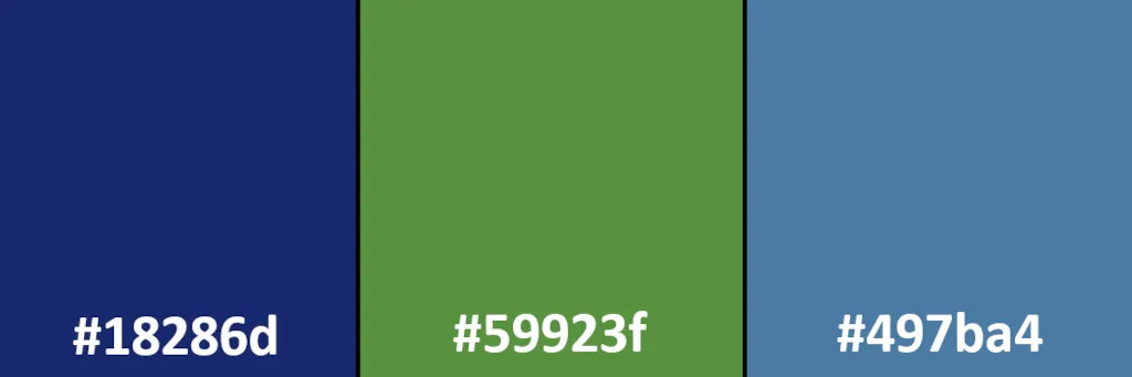 Palette de couleurs pour SARL Hervé - PG Concept