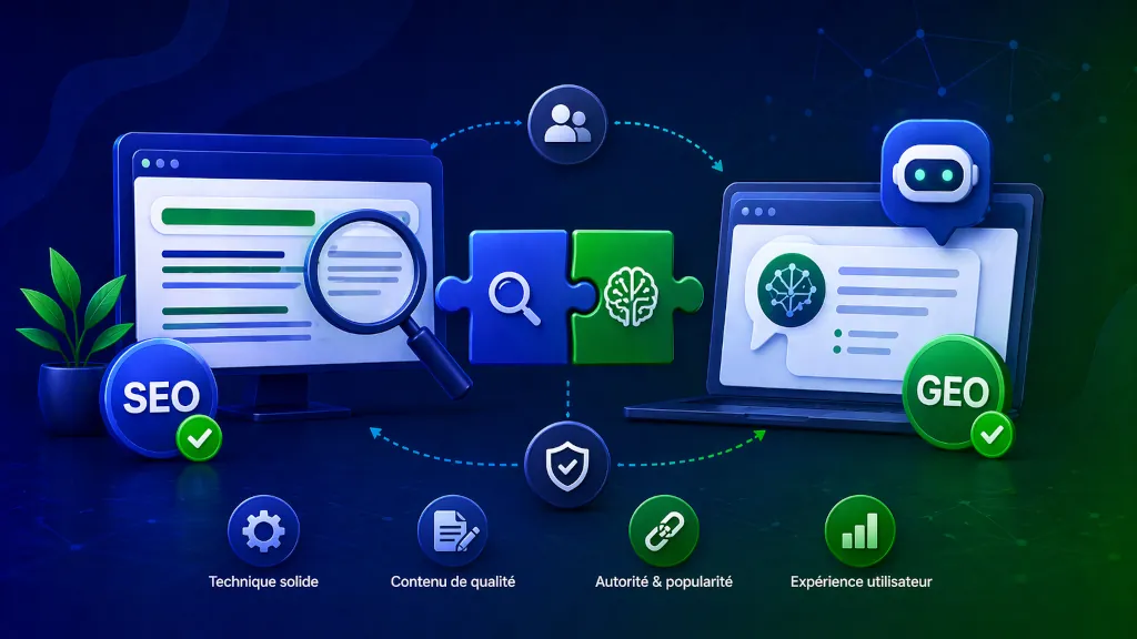 Le GEO ne remplace pas le SEO - PG Concept