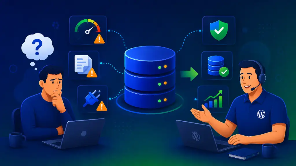 Se faire accompagner pour optimiser une base de données WordPress - PG Concept