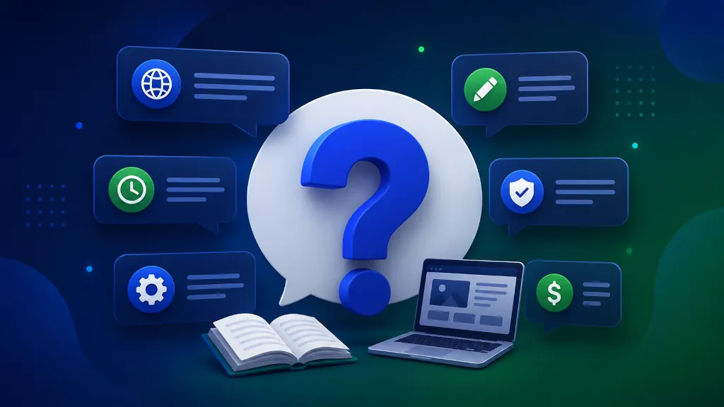 Refonte de site web : FAQ - PG Concept