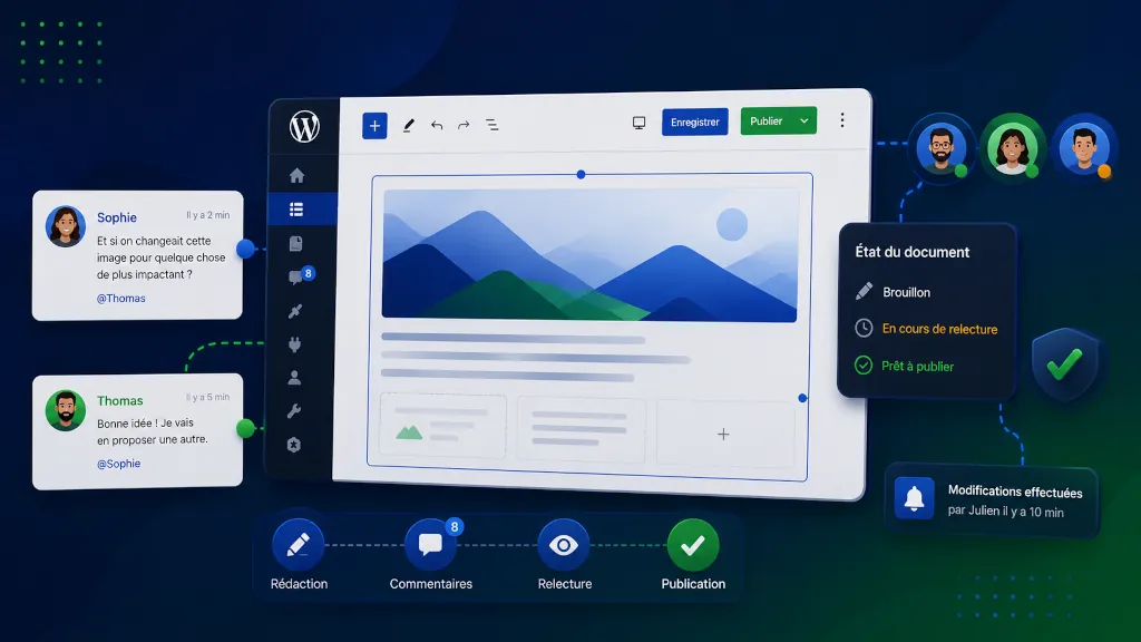 WordPress 7.0 et collaboration - PG Concept