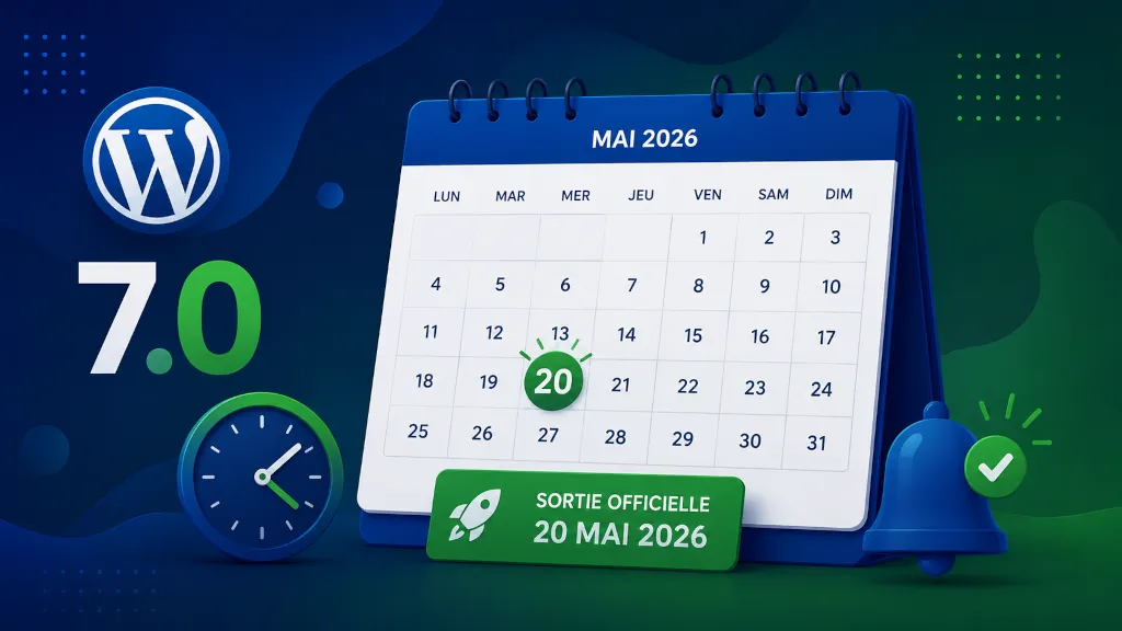 Sortie de WordPress 7.0 le 20 mai 2026 - PG Concept
