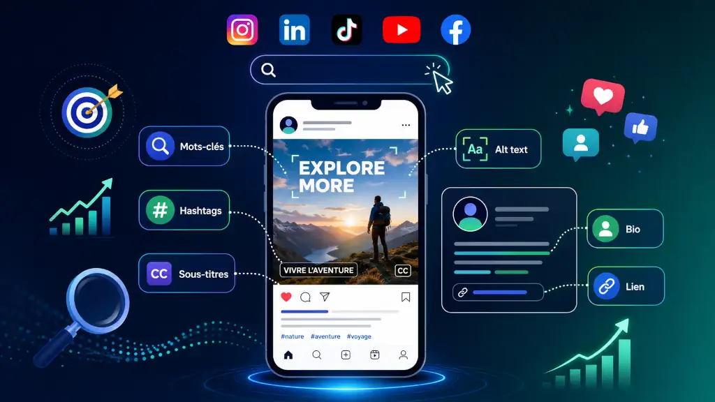 Social SEO : comment rendre vos posts plus visibles en 2026 3 Eléments à optimiser en social SEO - PG Concept