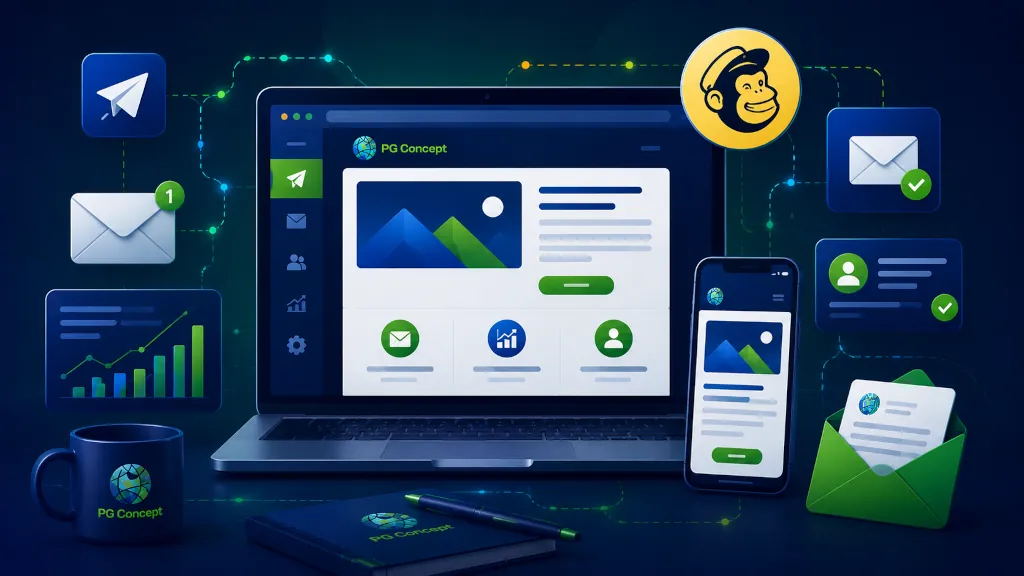 L'écosystème PG Concept : un environnement technique sur mesure 4 L'écosystème de PG Concept : newsletter