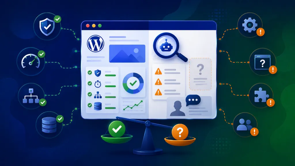 Audit de site WordPress : quels points vérifier en priorité ? 6 Limites des outils d'audit de site WordPress - PG Concept