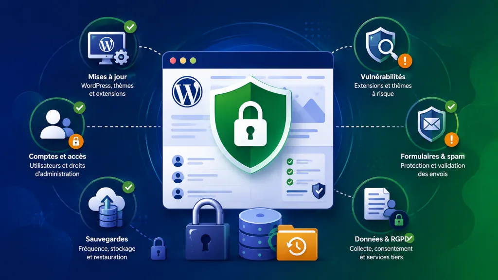 Audit de site WordPress : quels points vérifier en priorité ? 2 Aspects sécurité d'un audit de site WordPress - PG Concept