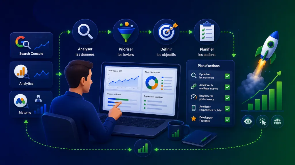 Transformer les KPI SEO en actions concrètes - PG Concept