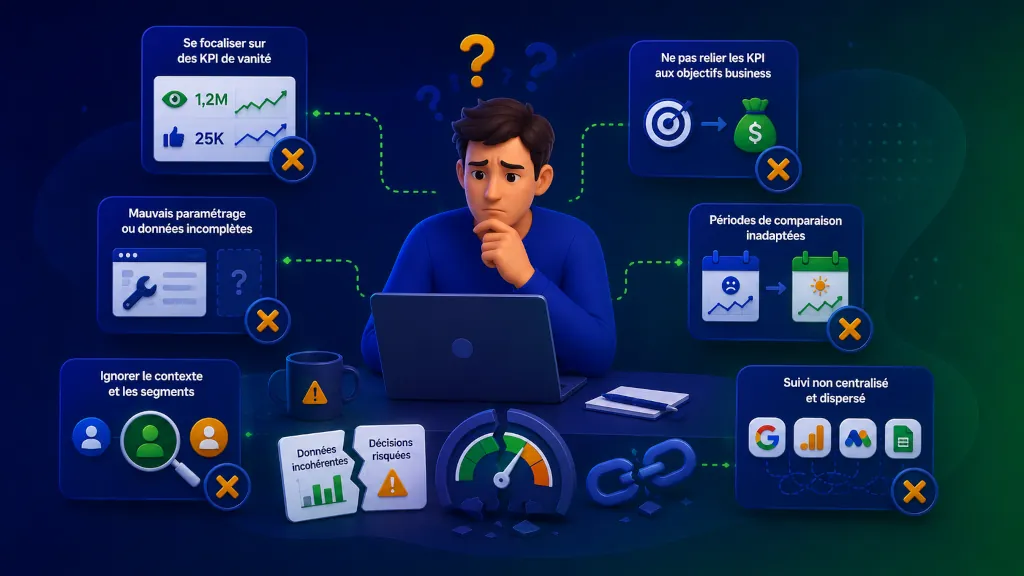 Les erreurs à éviter avec les KPI SEO - PG Concept