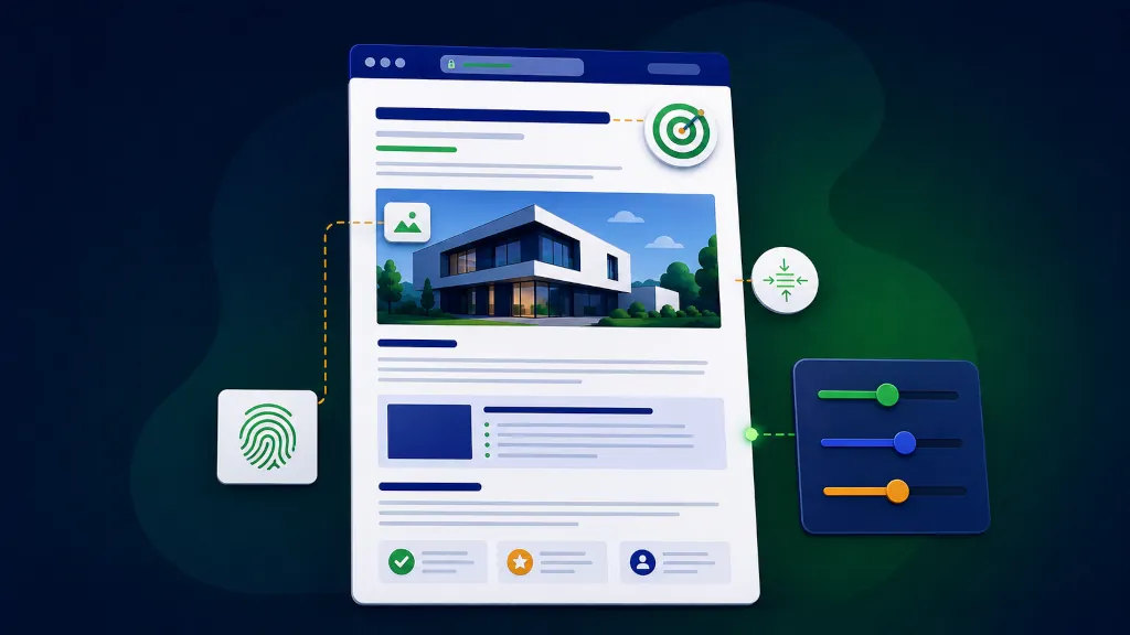 Optimiser une entrée de portfolio SEO - PG Concept