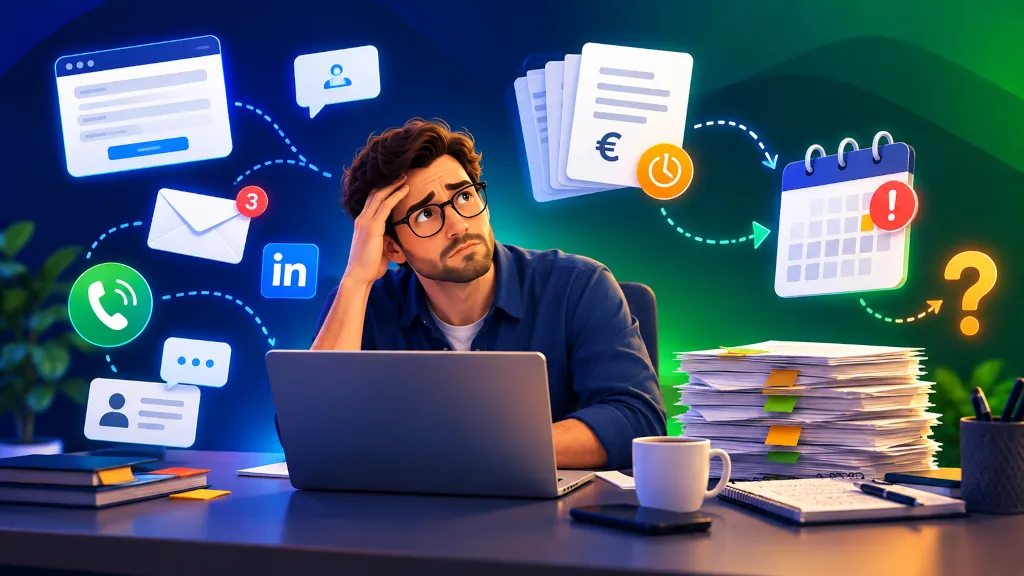 Automatiser ses relances clients avec n8n sans perdre l’humain 1 Pourquoi les relances clients sont souvent oubliées - PG Concept