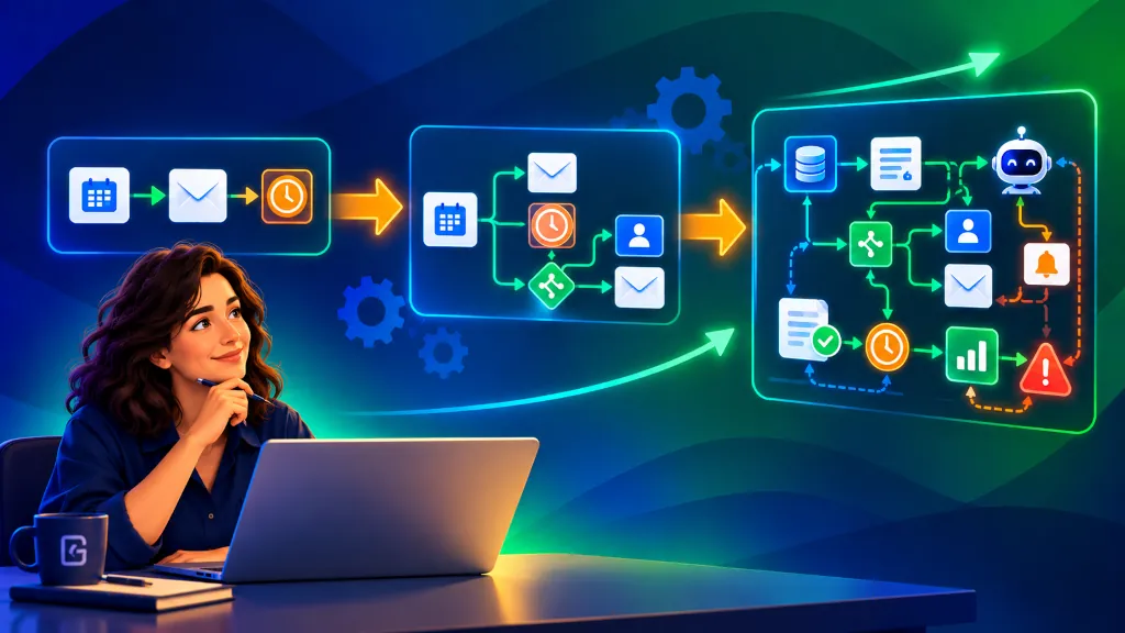Automatiser ses relances clients avec n8n sans perdre l’humain 7 Commencer par des automatisations simples avant de construire une usine à gaz - PG Concept